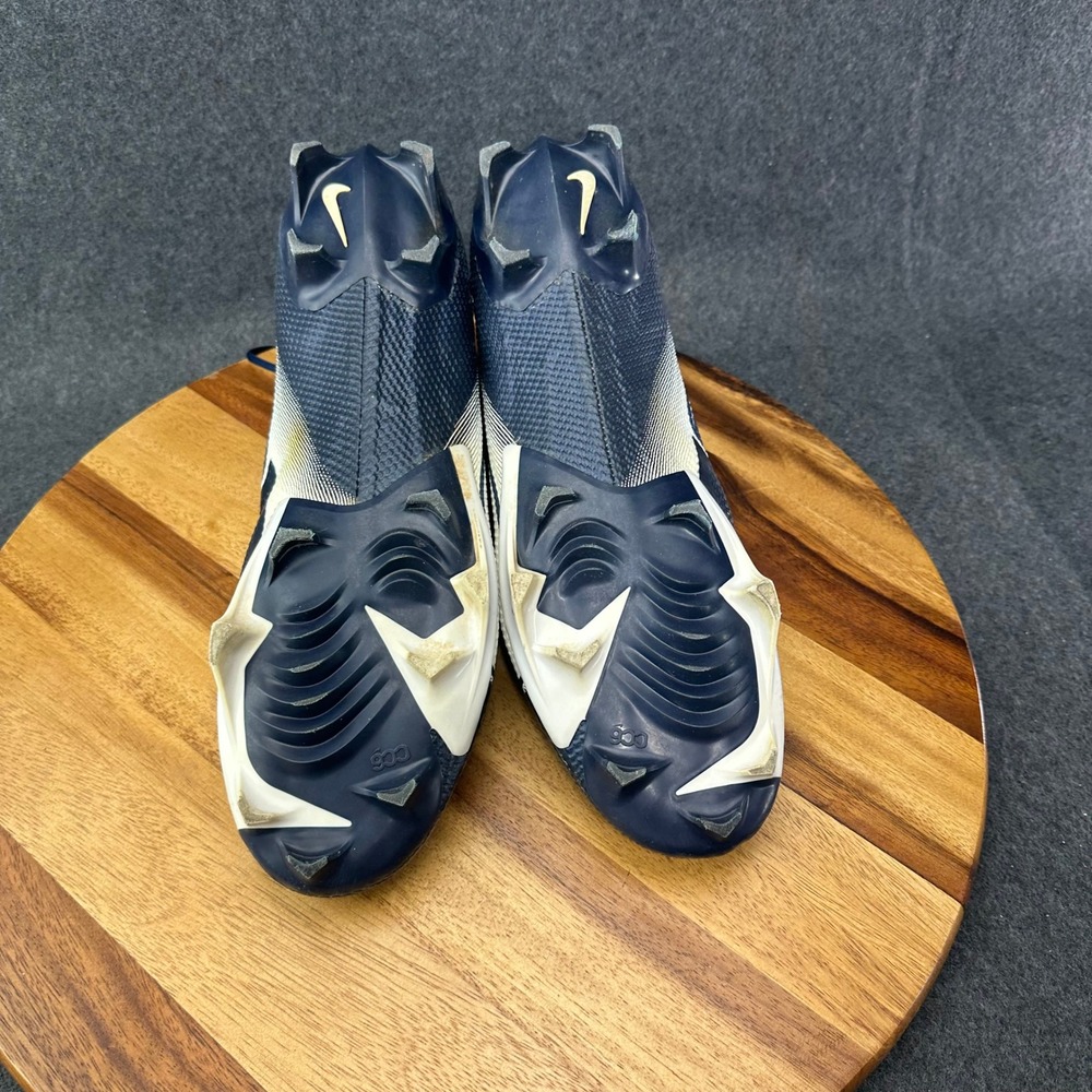 Nike Vapor Edge Pro 360 Football Cleats Mens 14 Navy Blue Spikes AO8277-403 - Picture 10 of 12
